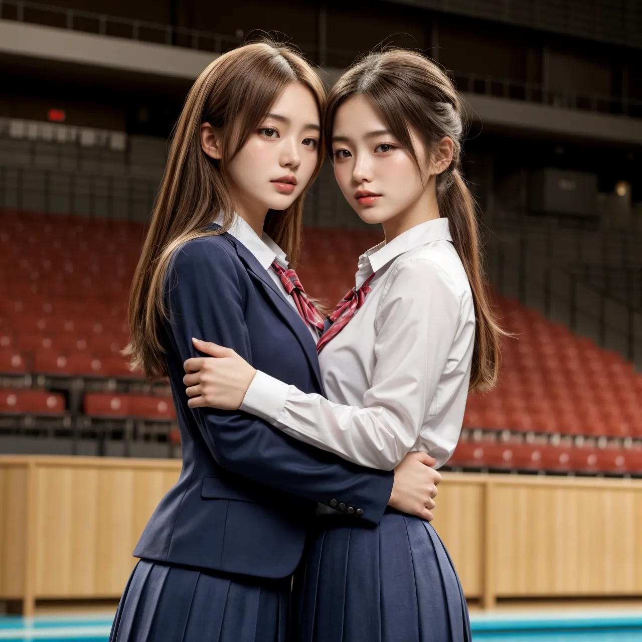 【「女子校生・JK×学制服」AIエロ画像（リアル・実写・フォト風）6248枚まとめ！(71ページ目)のエロ画像15枚目