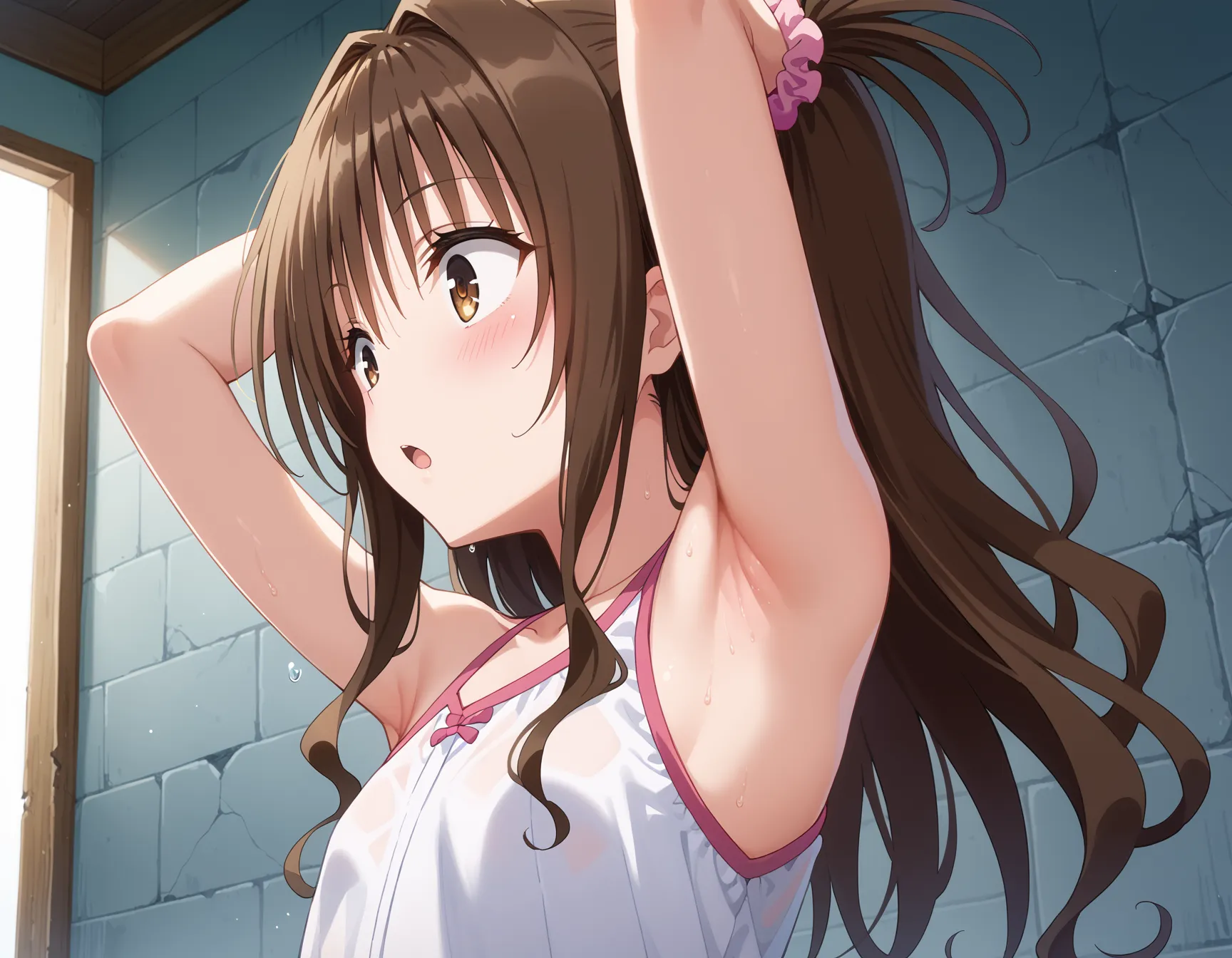 【「腋・脇」AIエロ画像（イラスト・アニメ・二次元風）4705枚まとめ！(54ページ目)のエロ画像9枚目