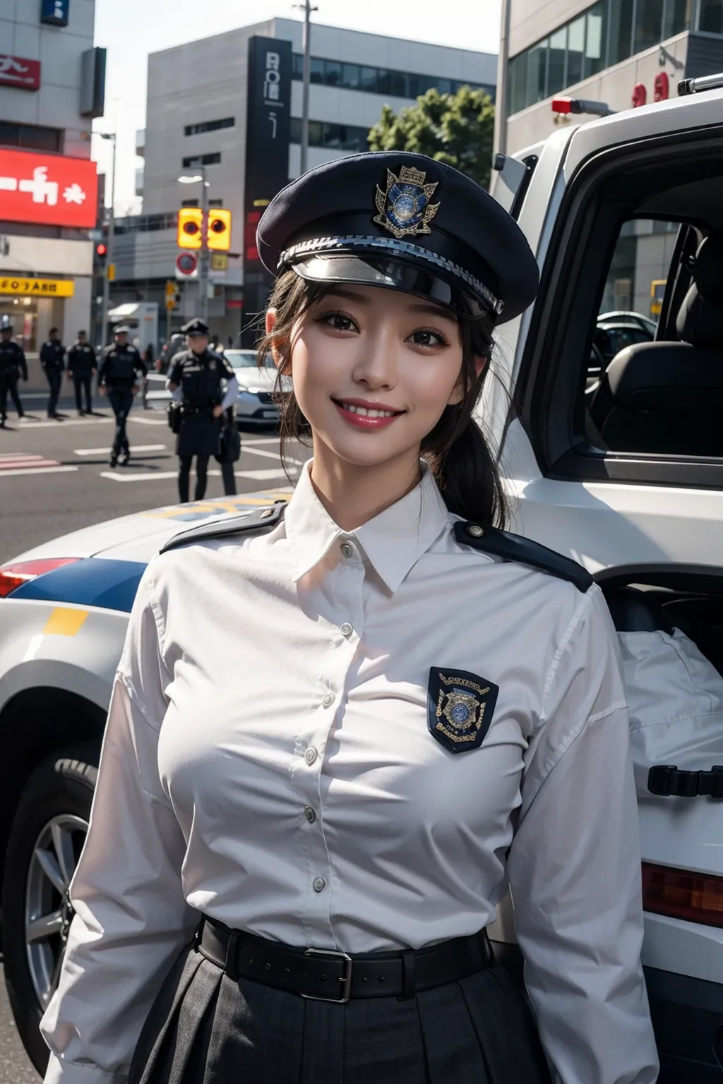【「女警官」AIエロ画像（リアル・実写・フォト風）810枚まとめ！(9ページ目)のエロ画像24枚目