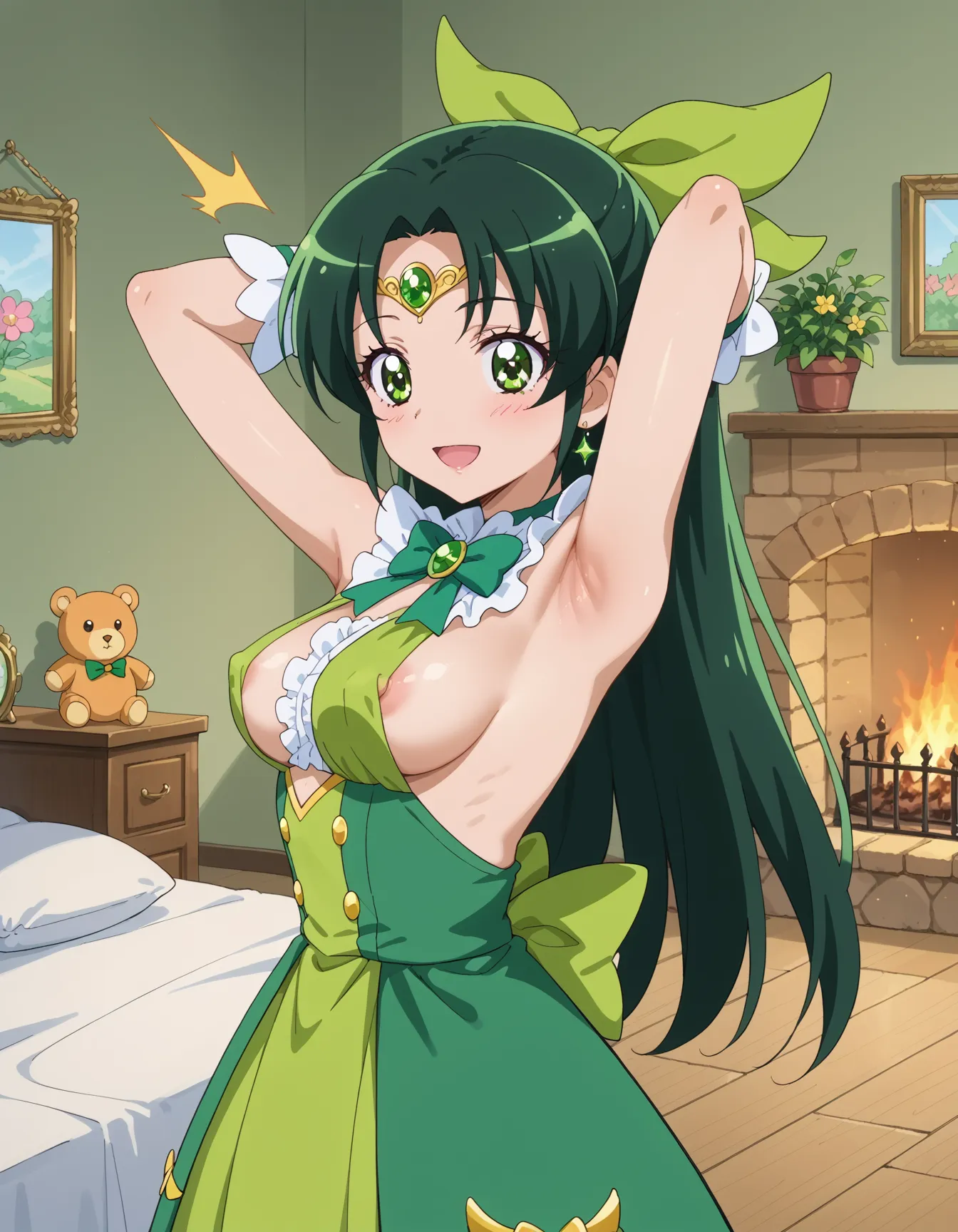 【「下着（ブラジャー・パンティ）」AIエロ画像（イラスト・アニメ・二次元風）15996枚まとめ！(177ページ目)のエロ画像14枚目