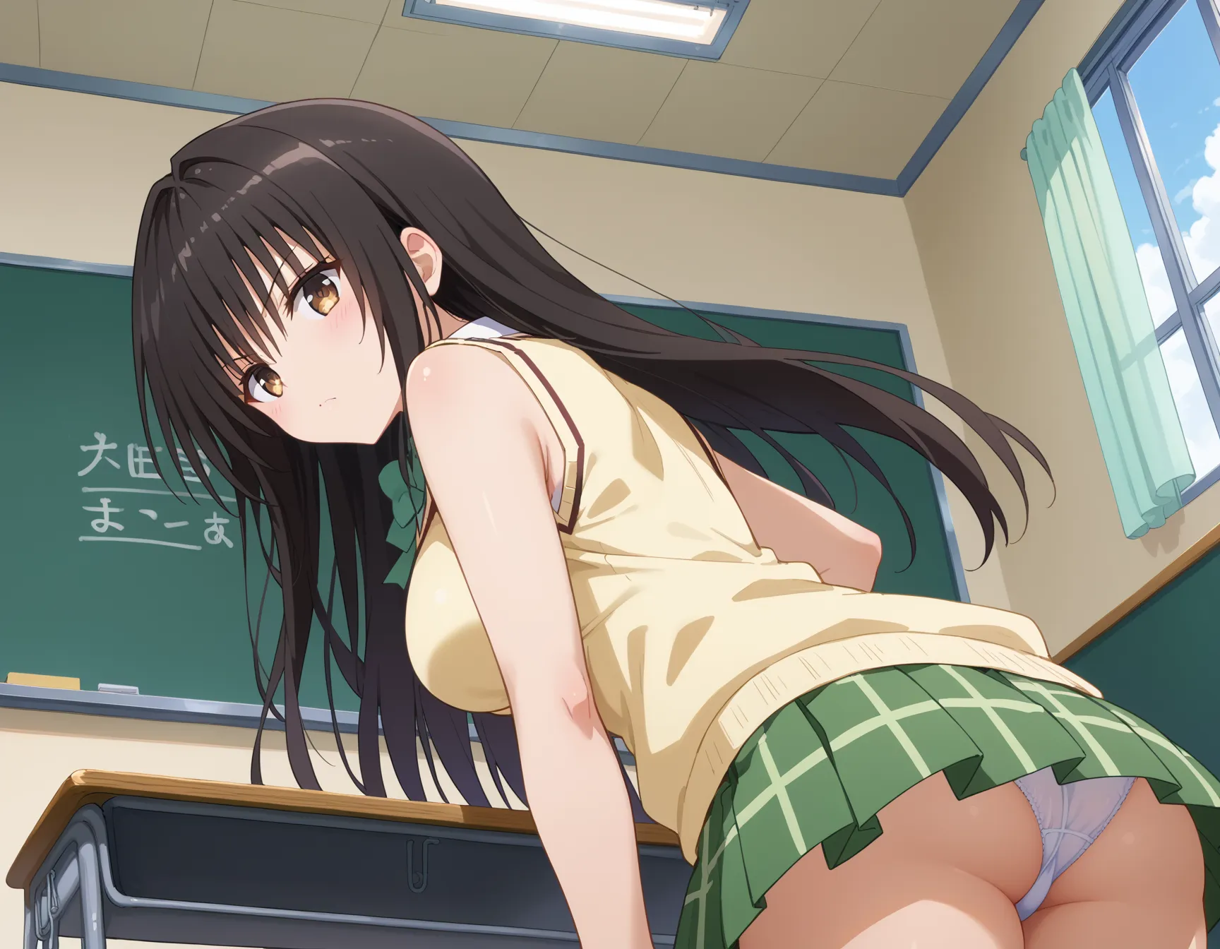 【「学制服」AIエロ画像（イラスト・アニメ・二次元風）4855枚まとめ！(53ページ目)のエロ画像6枚目