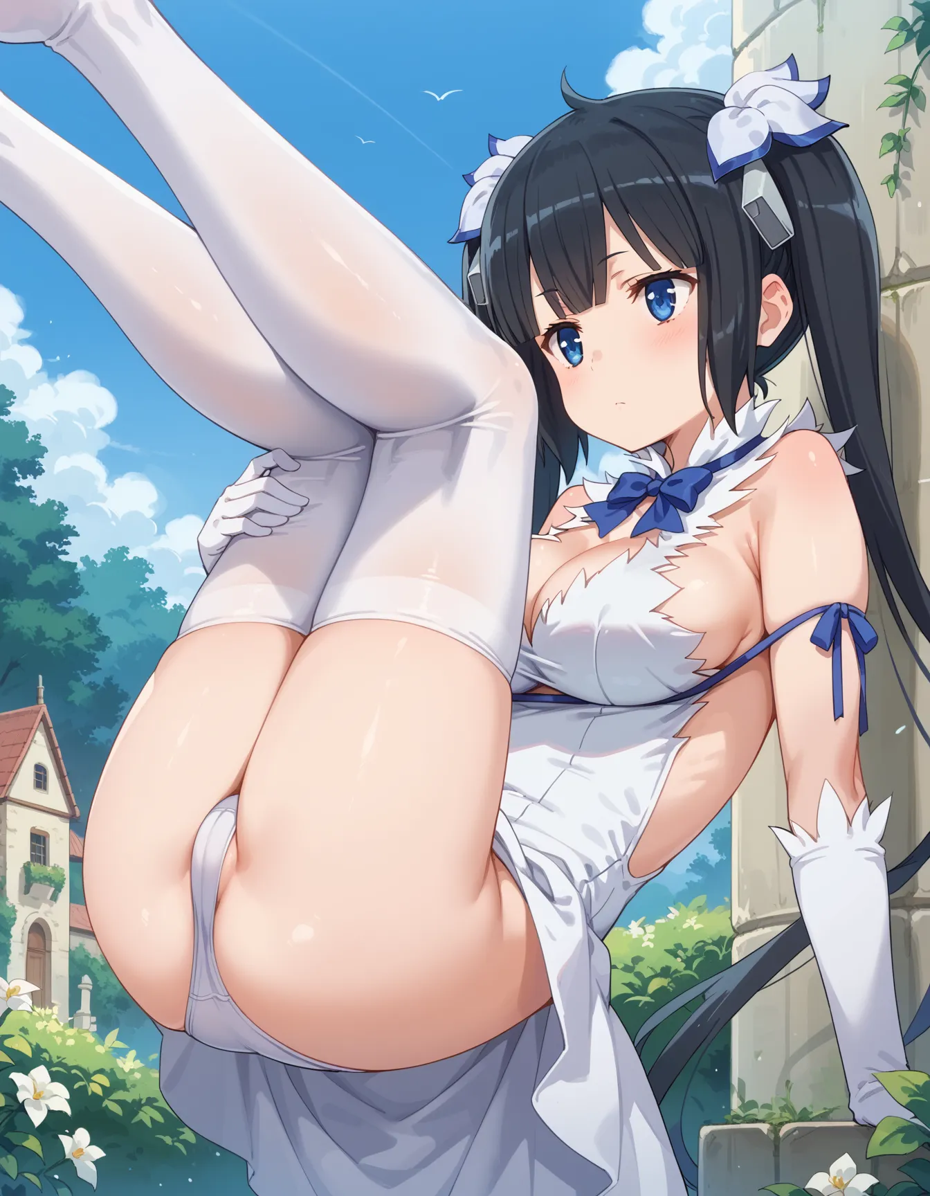 【「ウェディングドレス」AIエロ画像（イラスト・アニメ・二次元風）332枚まとめ！(4ページ目)のエロ画像21枚目
