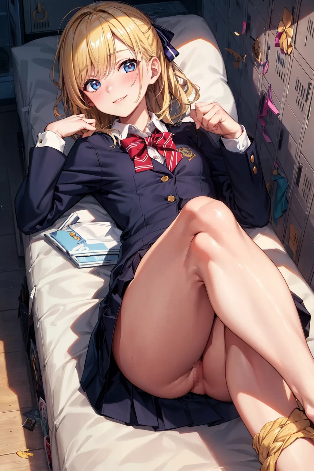 【「女子校生・JK×学制服」AIエロ画像（イラスト・アニメ・二次元風）190枚まとめ！(2ページ目)のエロ画像28枚目