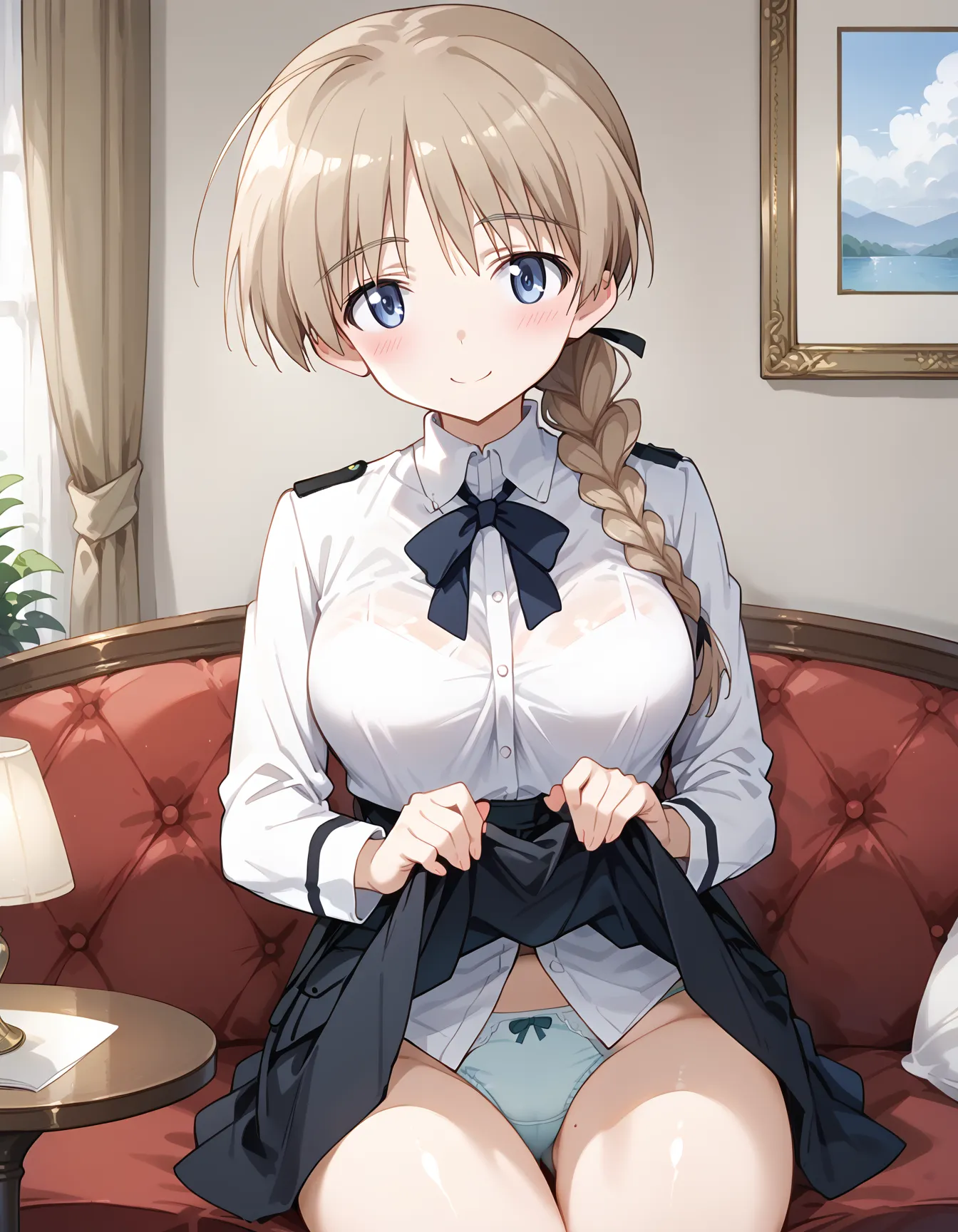 【「下着（ブラジャー・パンティ）」AIエロ画像（イラスト・アニメ・二次元風）15996枚まとめ！(175ページ目)のエロ画像16枚目