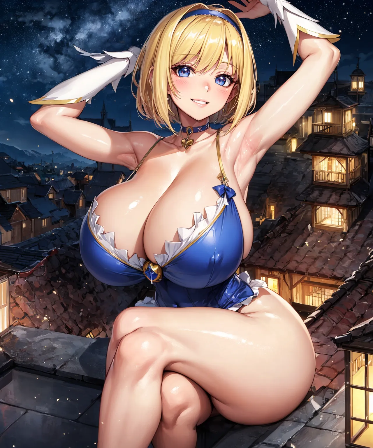 【「爆乳・超乳」AIエロ画像（イラスト・アニメ・二次元風）5621枚まとめ！(62ページ目)のエロ画像11枚目