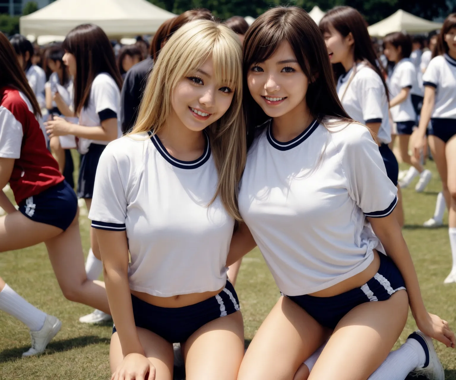 【「女子校生・JK×体操服・ブルマ」AIエロ画像（リアル・実写・フォト風）517枚まとめ！(6ページ目)のエロ画像4枚目