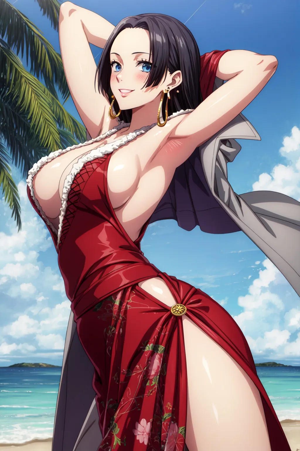 【「腋・脇」AIエロ画像（イラスト・アニメ・二次元風）4705枚まとめ！(52ページ目)のエロ画像26枚目