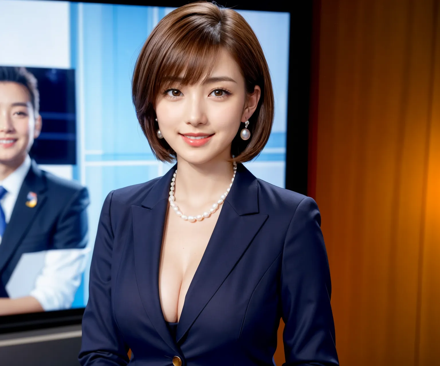 【「女子アナウンサー」AIエロ画像（リアル・実写・フォト風）634枚まとめ！(7ページ目)のエロ画像26枚目