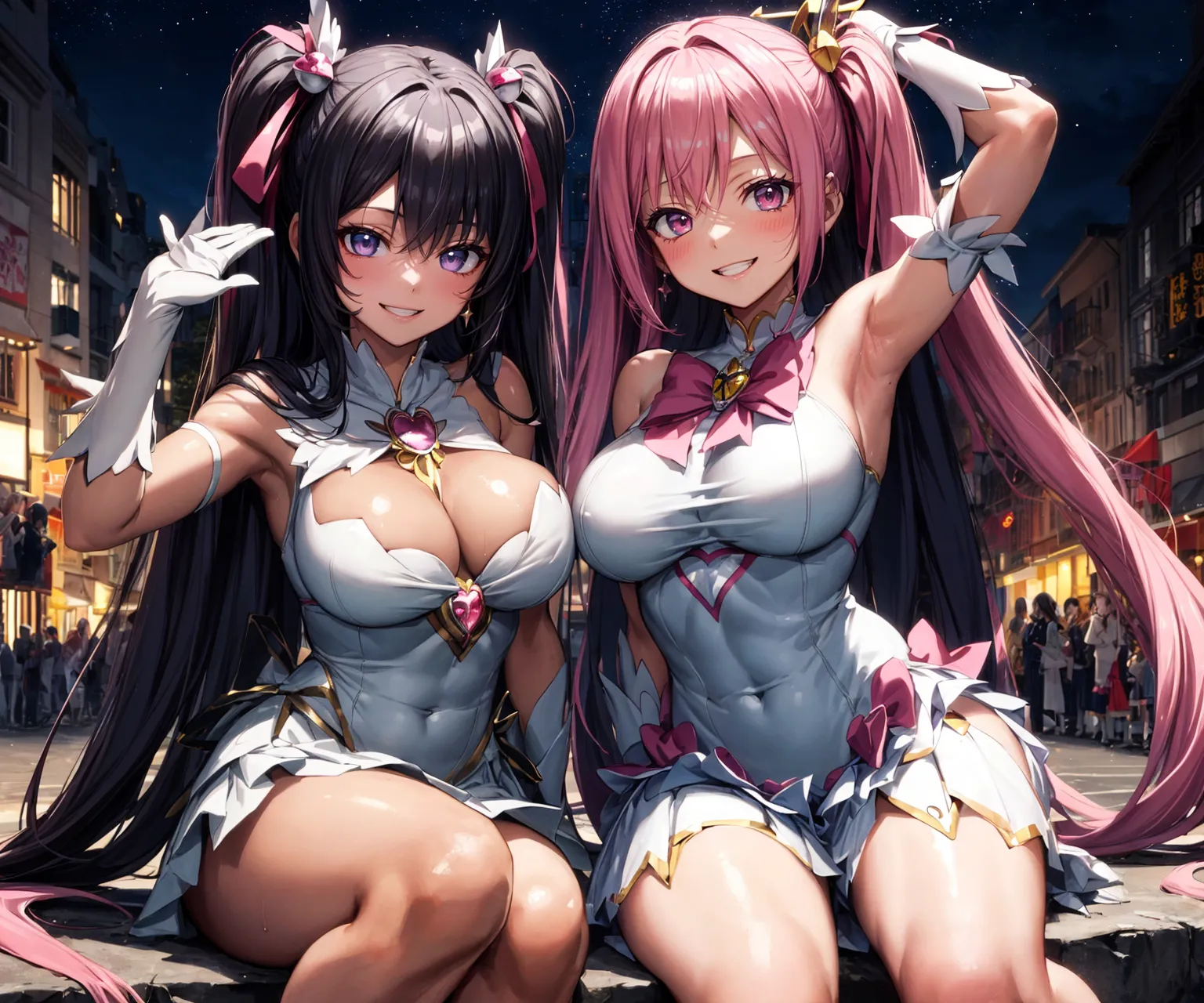 【「巨乳」AIエロ画像（イラスト・アニメ・二次元風）26161枚まとめ！(289ページ目)のエロ画像26枚目
