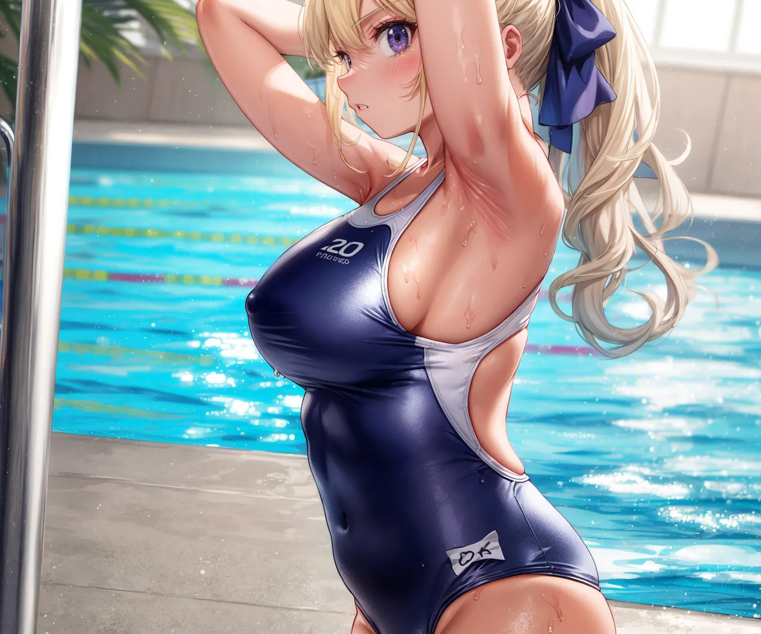 【「腋・脇」AIエロ画像（イラスト・アニメ・二次元風）4705枚まとめ！(52ページ目)のエロ画像22枚目