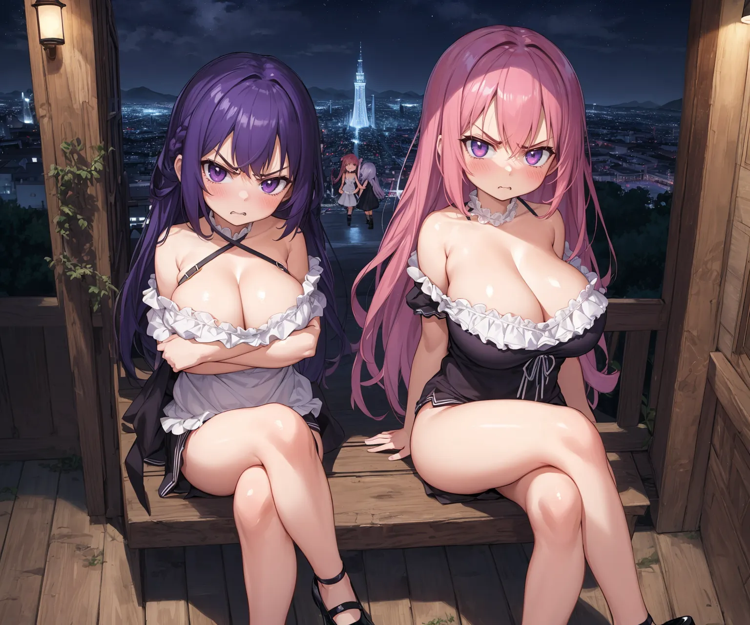 【「爆乳・超乳」AIエロ画像（イラスト・アニメ・二次元風）5621枚まとめ！(60ページ目)のエロ画像28枚目