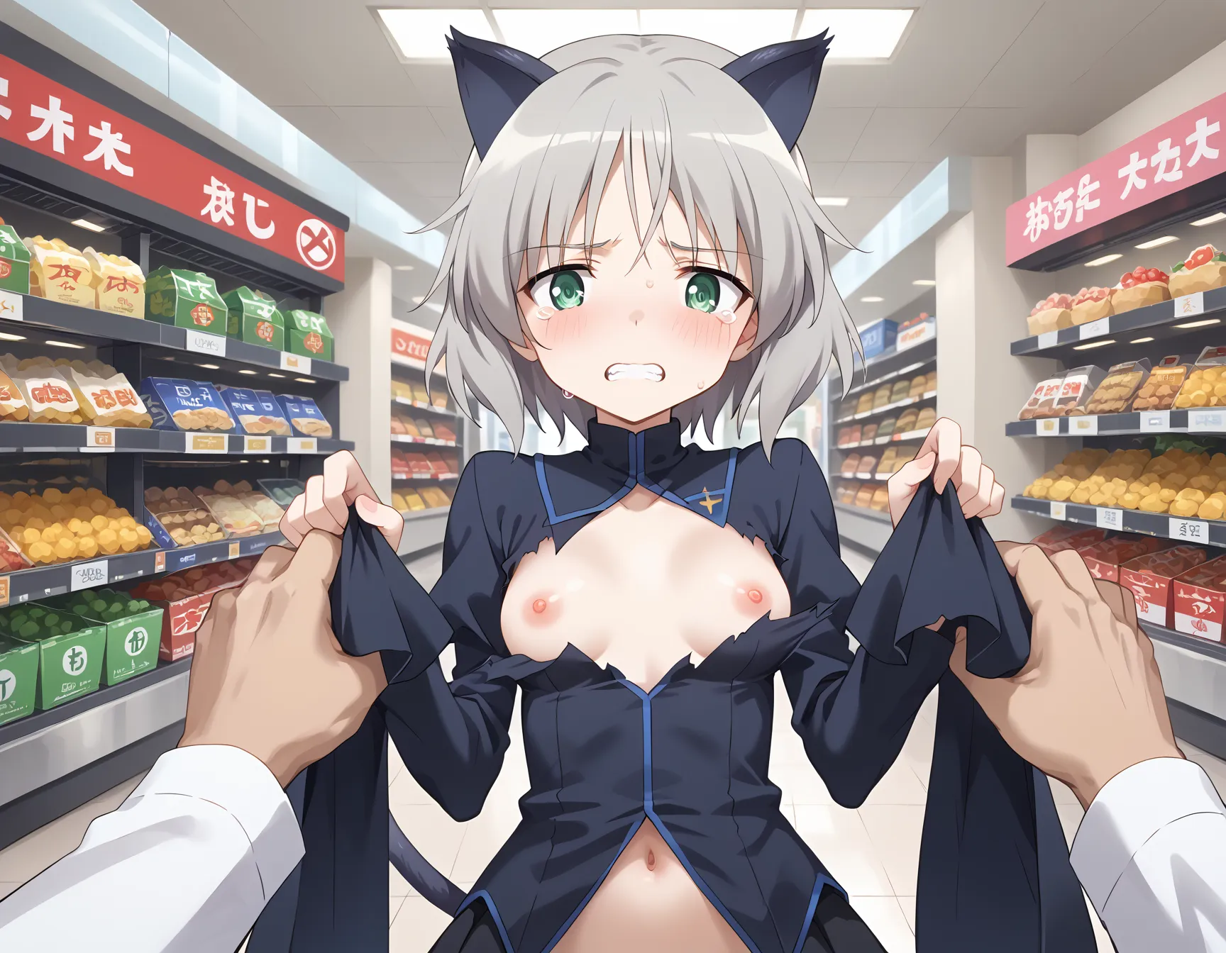 【「ロリ・小柄」AIエロ画像（イラスト・アニメ・二次元風）12883枚まとめ！(140ページ目)のエロ画像8枚目