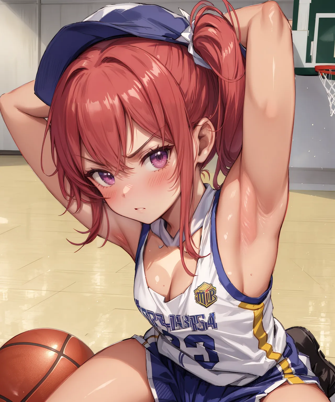 【「腋・脇」AIエロ画像（イラスト・アニメ・二次元風）4705枚まとめ！(52ページ目)のエロ画像4枚目