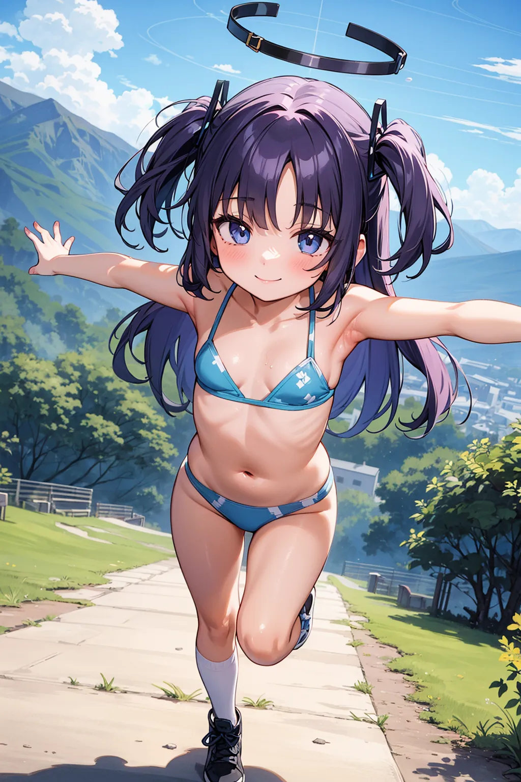 【「貧乳」AIエロ画像（イラスト・アニメ・二次元風）8390枚まとめ！(92ページ目)のエロ画像4枚目