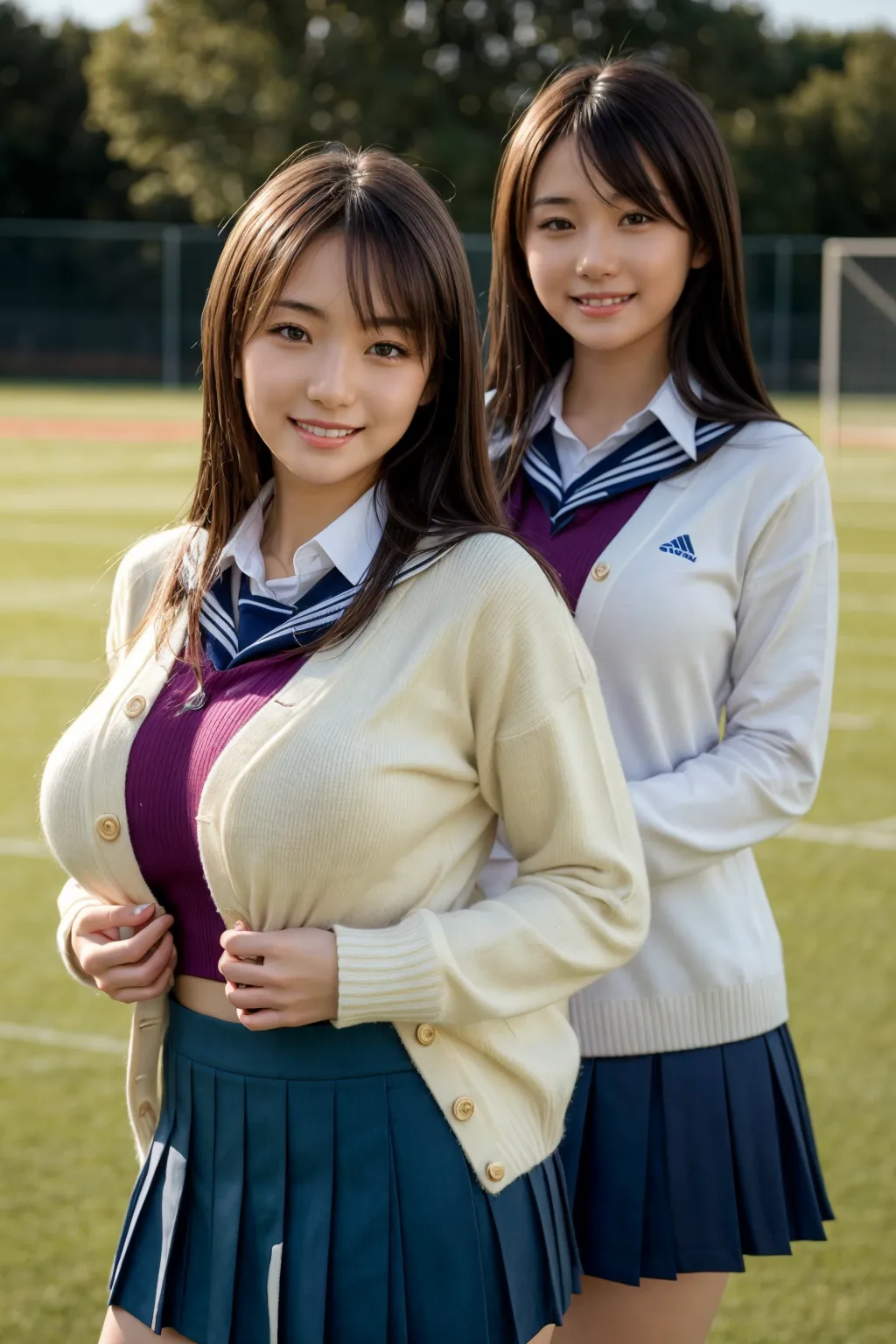 【「女子校生・JK×学制服」AIエロ画像（リアル・実写・フォト風）6248枚まとめ！(67ページ目)のエロ画像25枚目