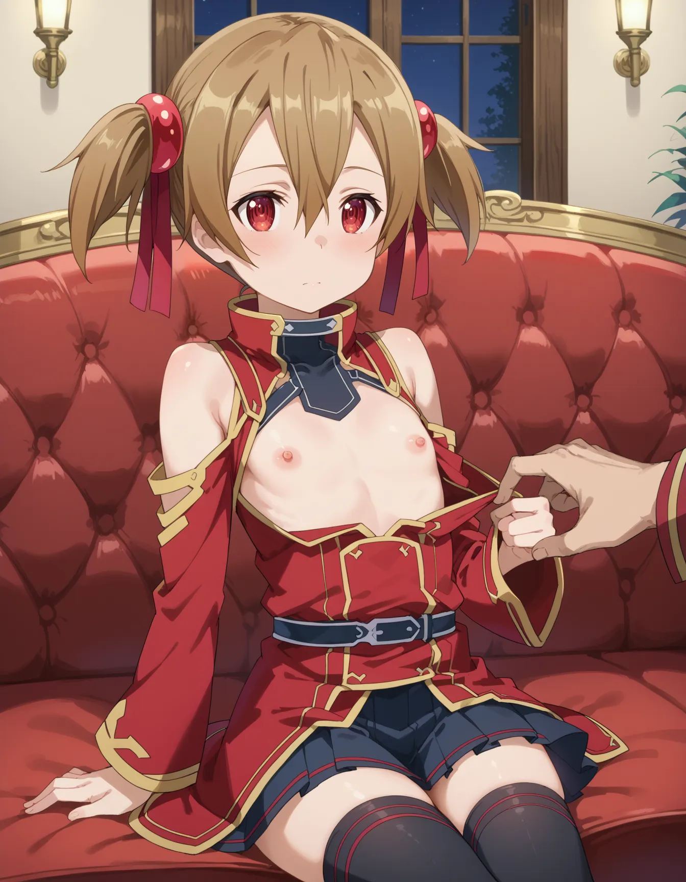 【「貧乳」AIエロ画像（イラスト・アニメ・二次元風）8390枚まとめ！(91ページ目)のエロ画像18枚目