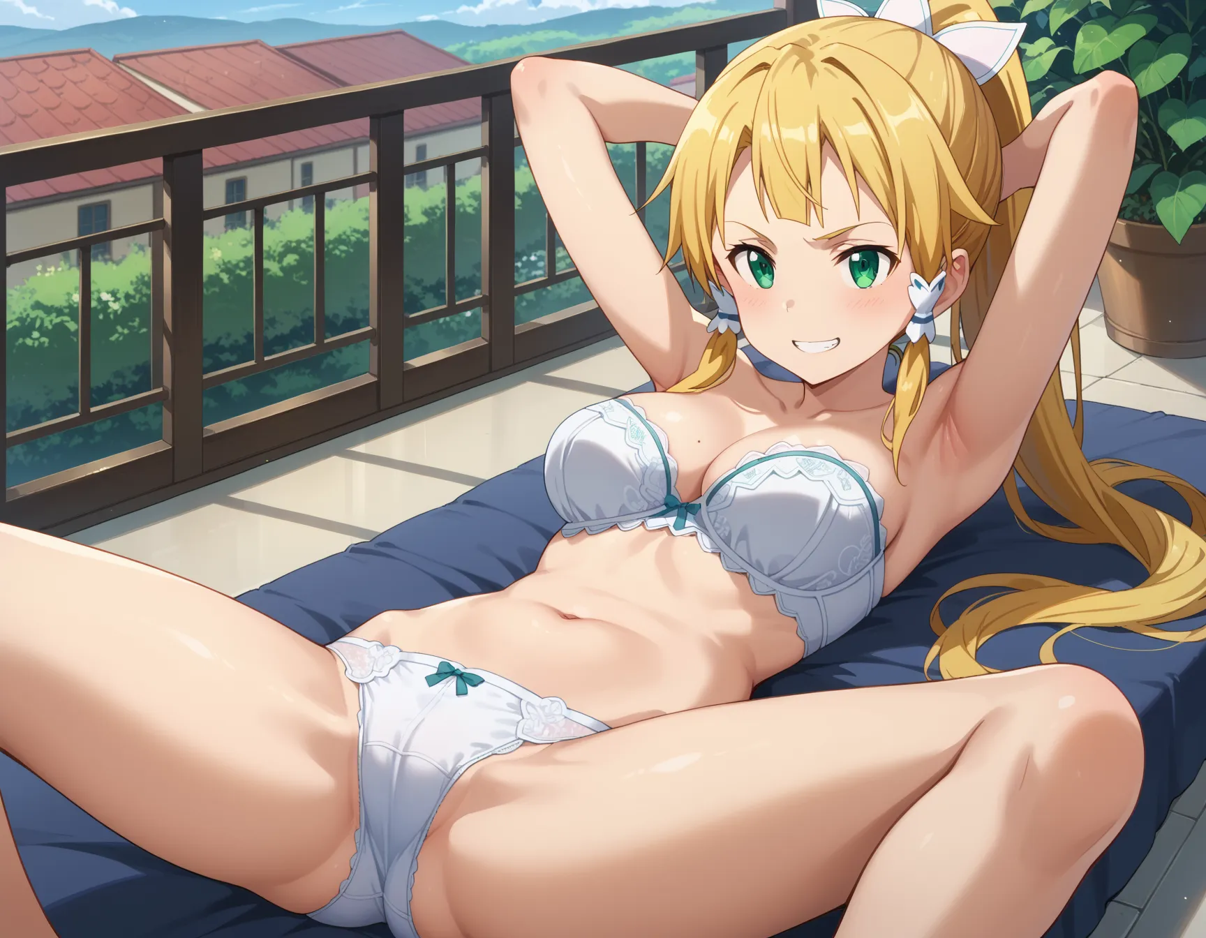 【「下着（ブラジャー・パンティ）」AIエロ画像（イラスト・アニメ・二次元風）15996枚まとめ！(169ページ目)のエロ画像16枚目