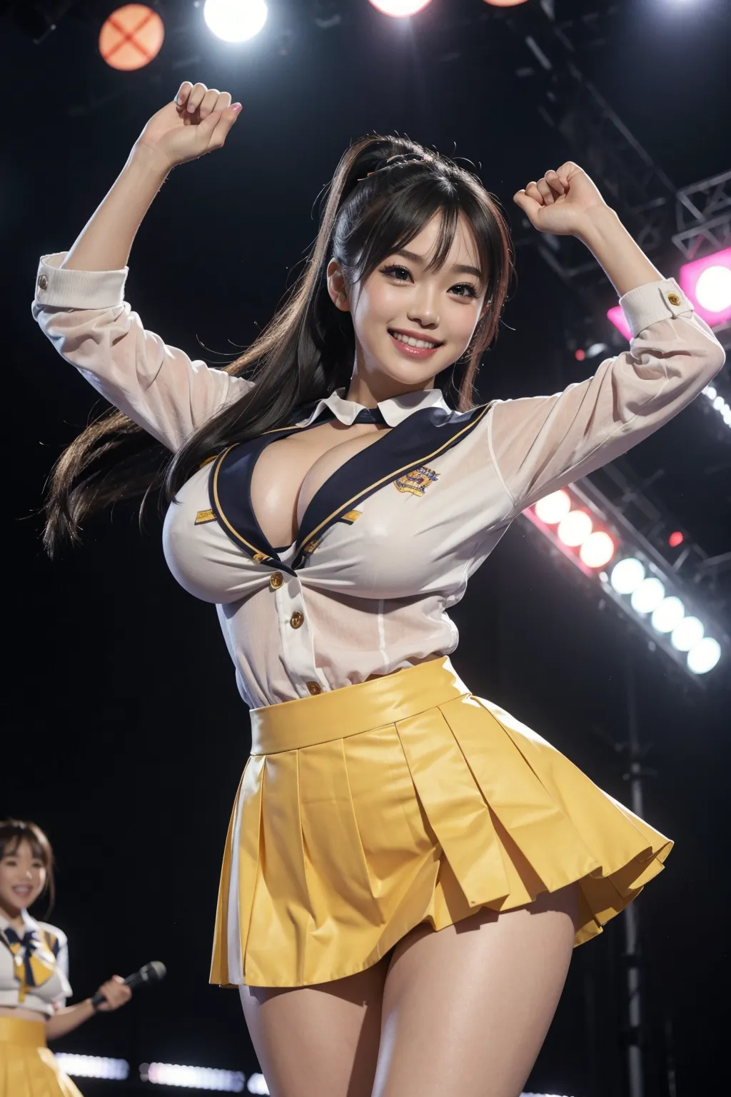 【「爆乳・超乳×アイドル」AIエロ画像（リアル・実写・フォト風）346枚まとめ！(4ページ目)のエロ画像21枚目