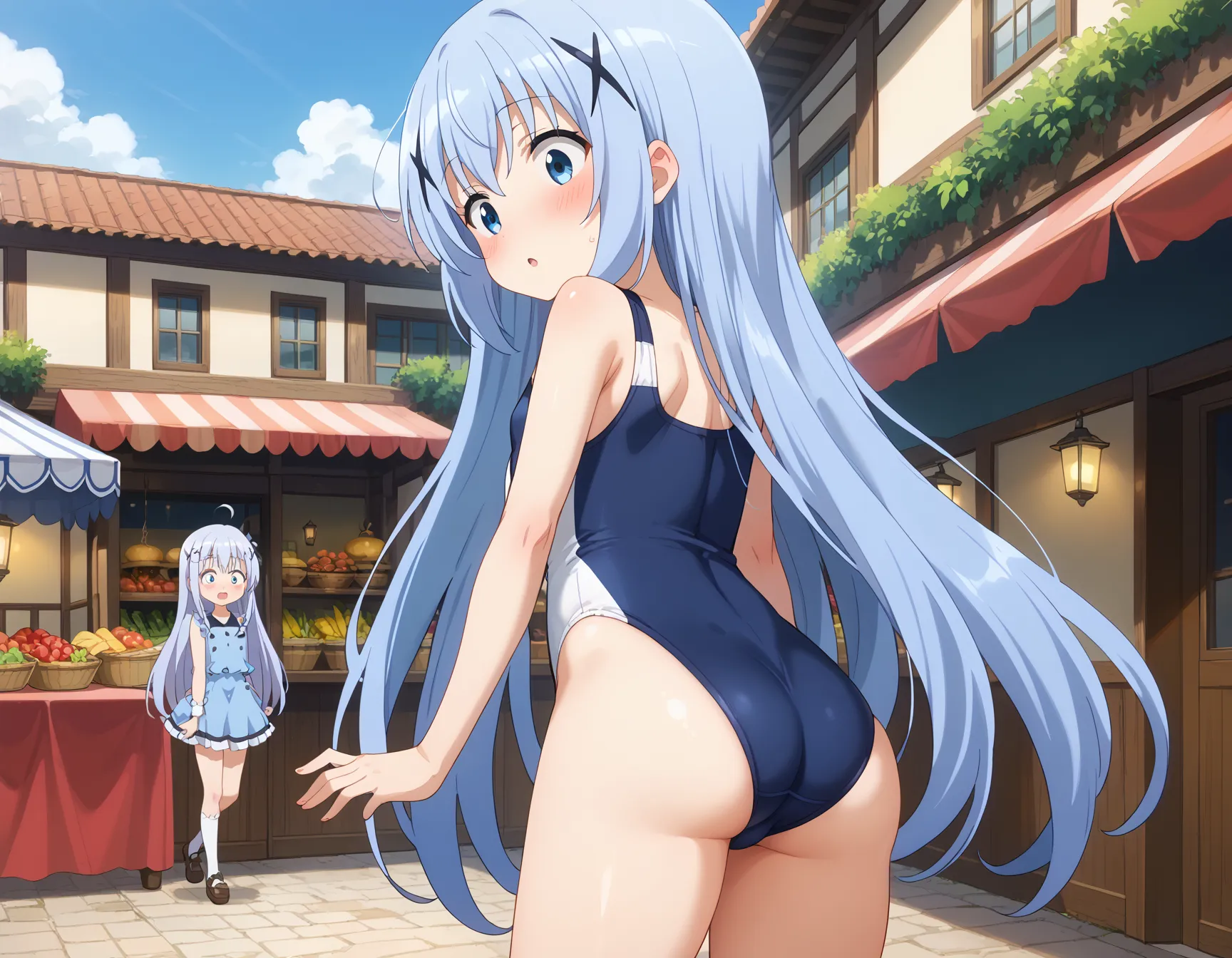 【「貧乳」AIエロ画像（イラスト・アニメ・二次元風）8390枚まとめ！(91ページ目)のエロ画像5枚目