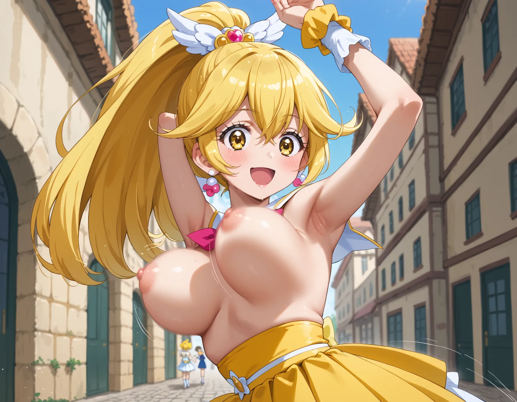 【「腋・脇」AIエロ画像（イラスト・アニメ・二次元風）4705枚まとめ！(51ページ目)のエロ画像11枚目