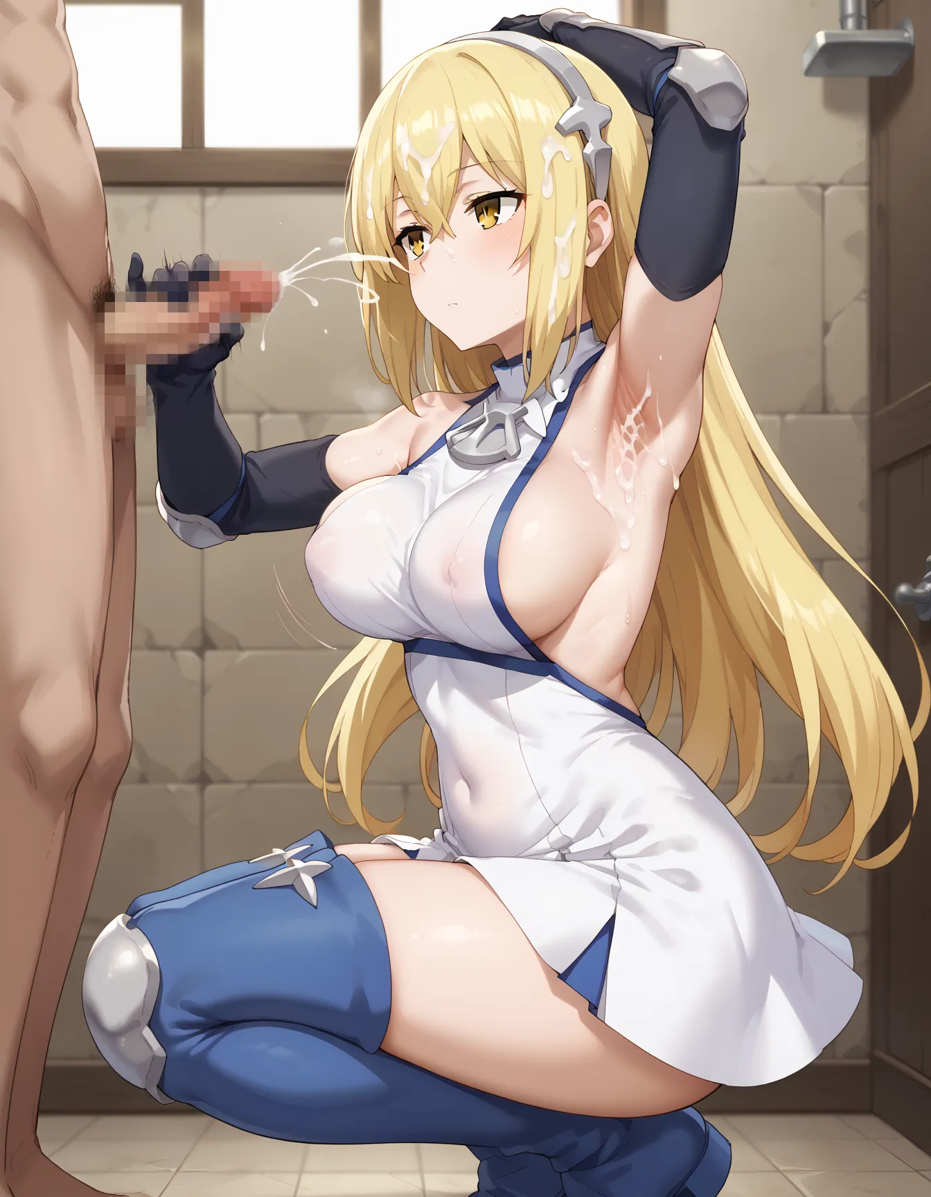 【「腋・脇」AIエロ画像（イラスト・アニメ・二次元風）4705枚まとめ！(51ページ目)のエロ画像10枚目