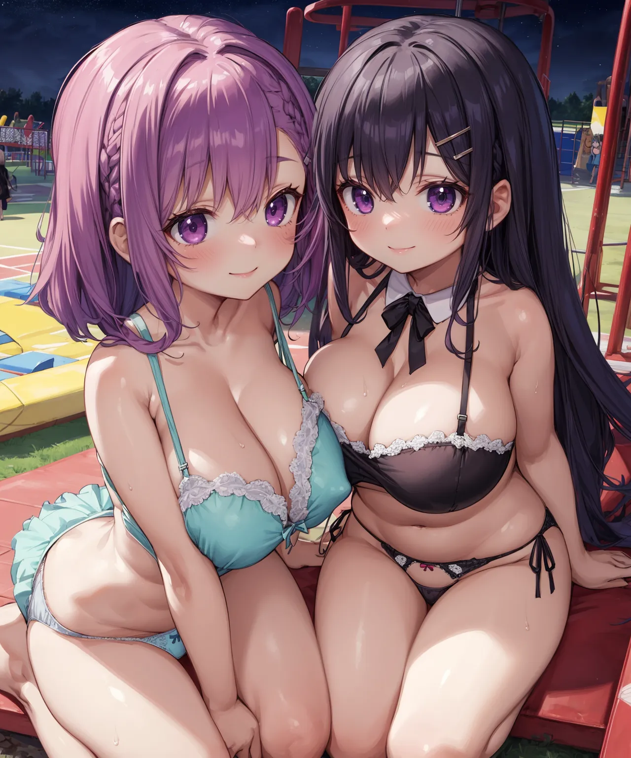 【「爆乳・超乳」AIエロ画像（イラスト・アニメ・二次元風）5621枚まとめ！(59ページ目)のエロ画像12枚目