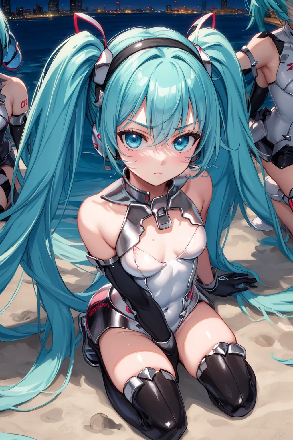 【「貧乳」AIエロ画像（イラスト・アニメ・二次元風）8390枚まとめ！(90ページ目)のエロ画像26枚目