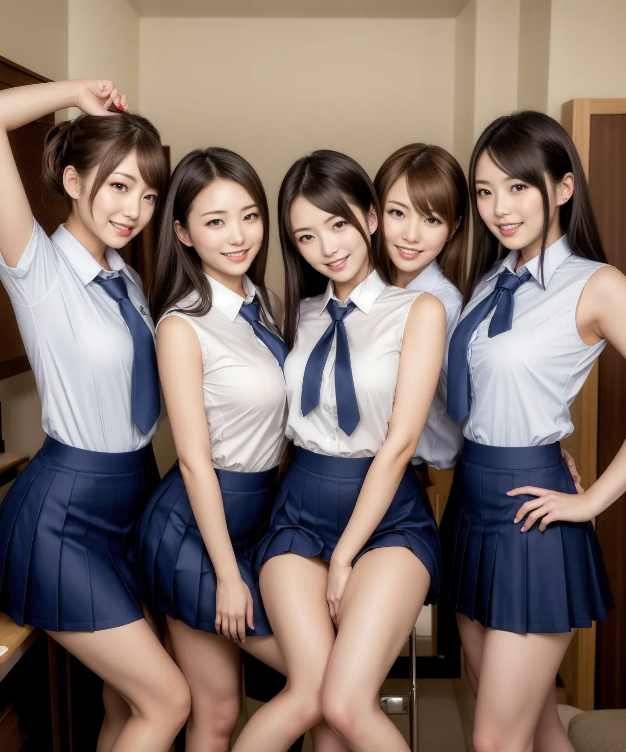 【「女子校生・JK×学制服」AIエロ画像（リアル・実写・フォト風）6248枚まとめ！(66ページ目)のエロ画像16枚目