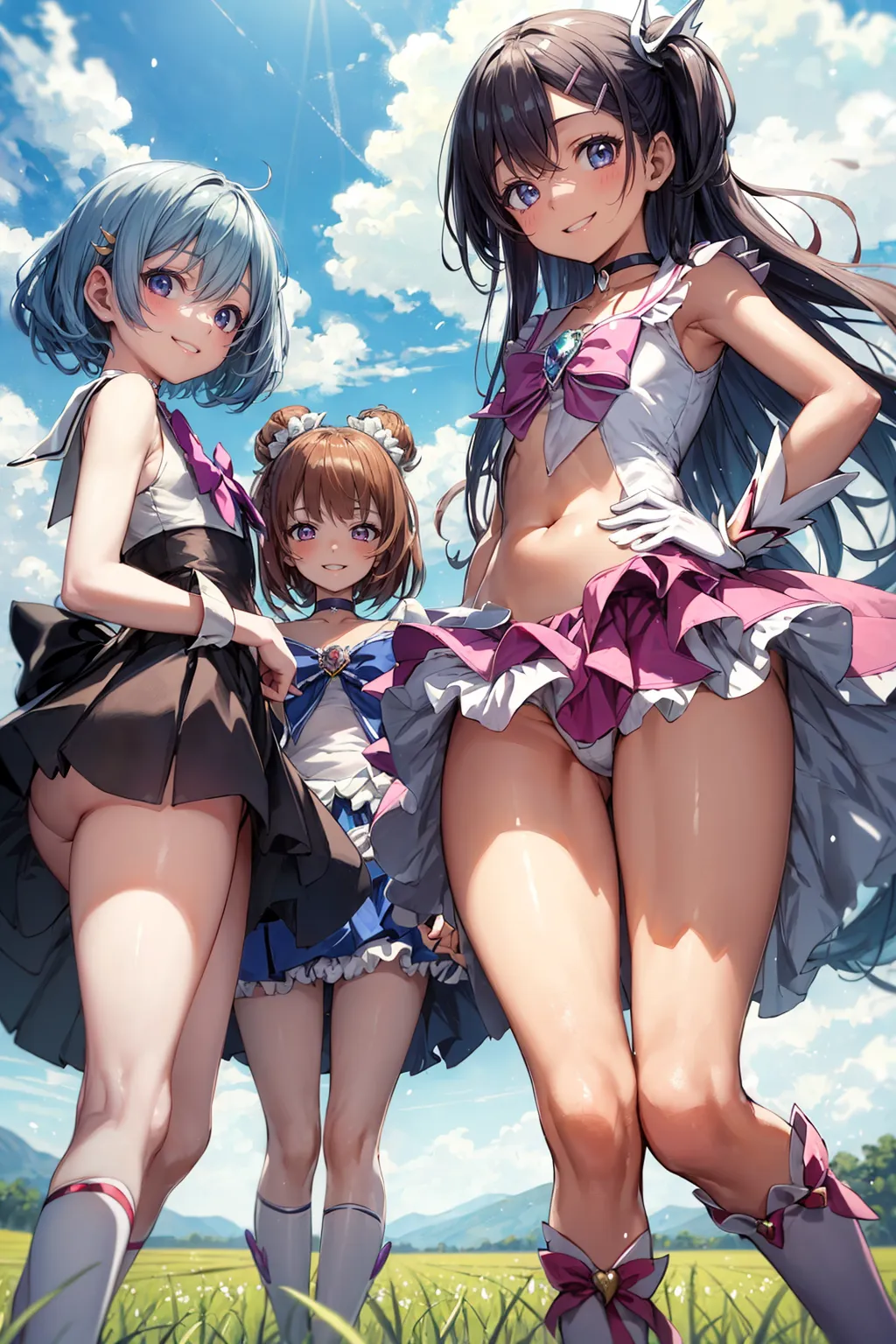 【「貧乳」AIエロ画像（イラスト・アニメ・二次元風）8390枚まとめ！(90ページ目)のエロ画像4枚目