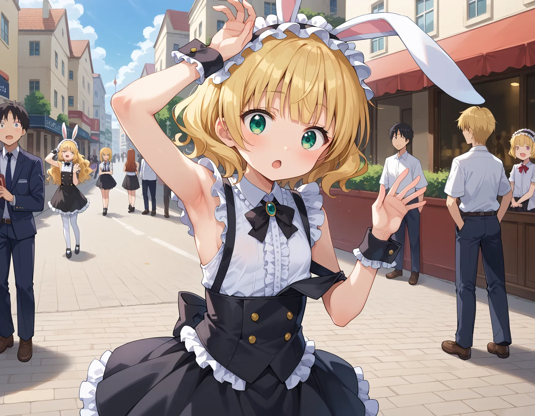 【「腋・脇」AIエロ画像（イラスト・アニメ・二次元風）4705枚まとめ！(50ページ目)のエロ画像28枚目