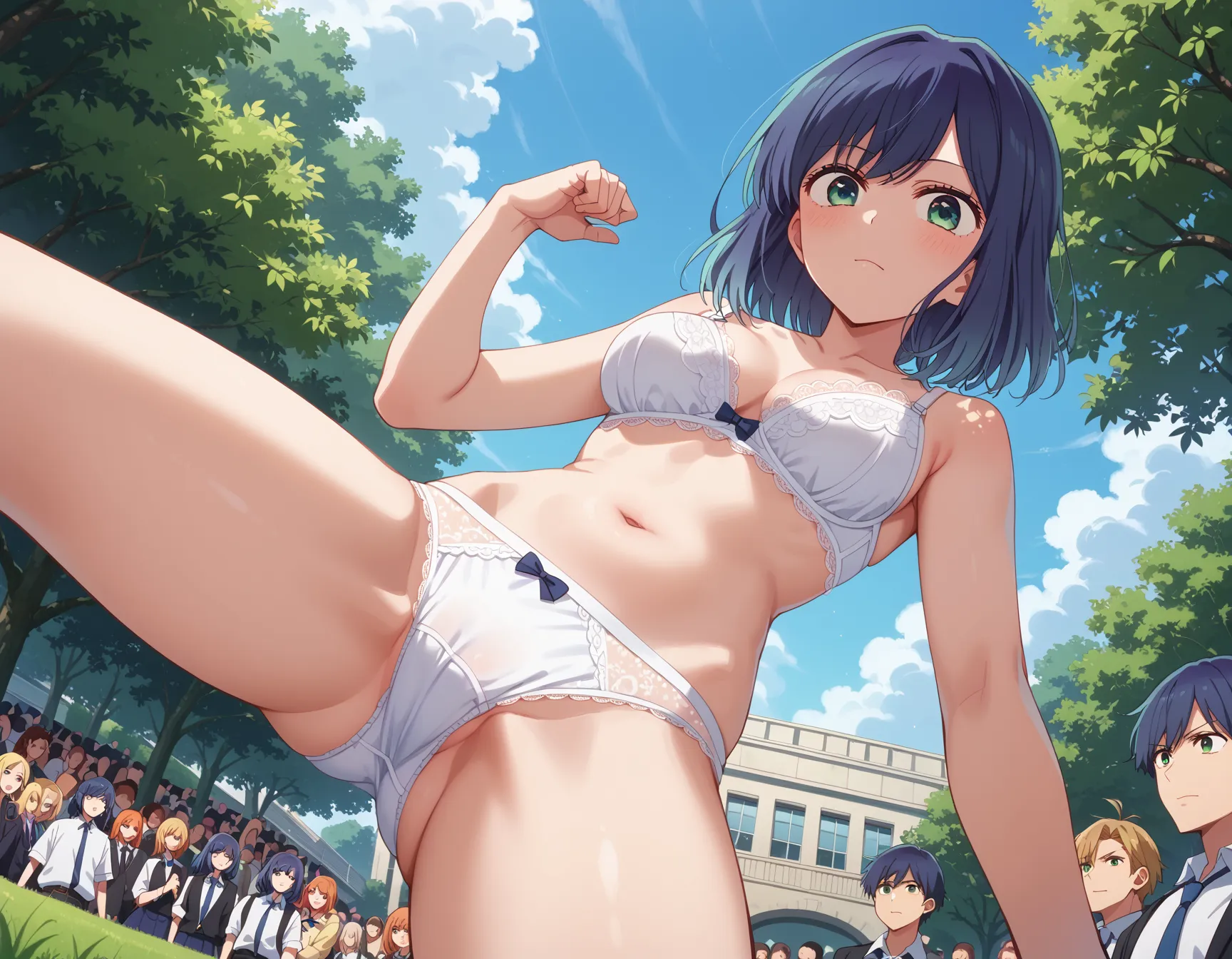 【「下着（ブラジャー・パンティ）」AIエロ画像（イラスト・アニメ・二次元風）15996枚まとめ！(167ページ目)のエロ画像24枚目