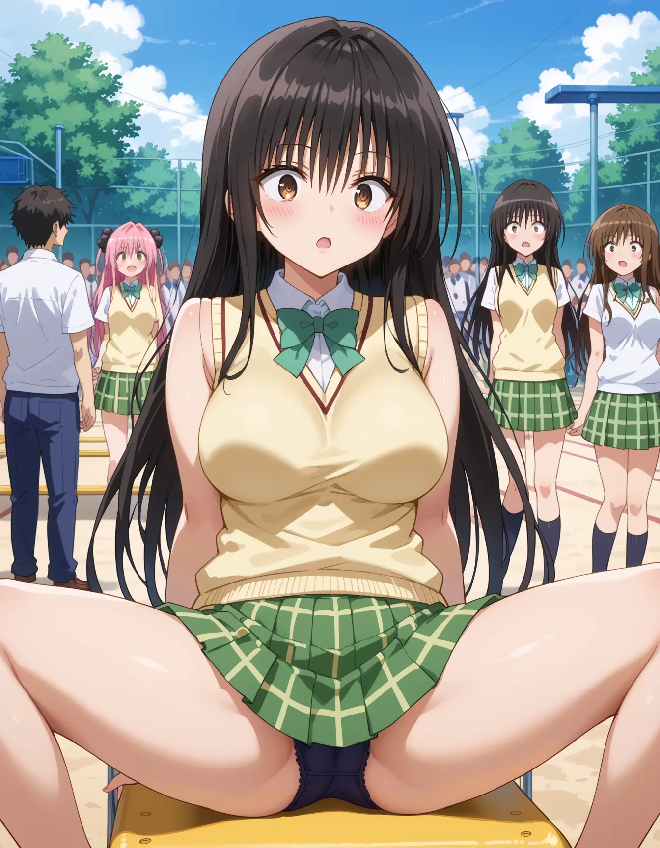 【「学制服」AIエロ画像（イラスト・アニメ・二次元風）4855枚まとめ！(50ページ目)のエロ画像7枚目