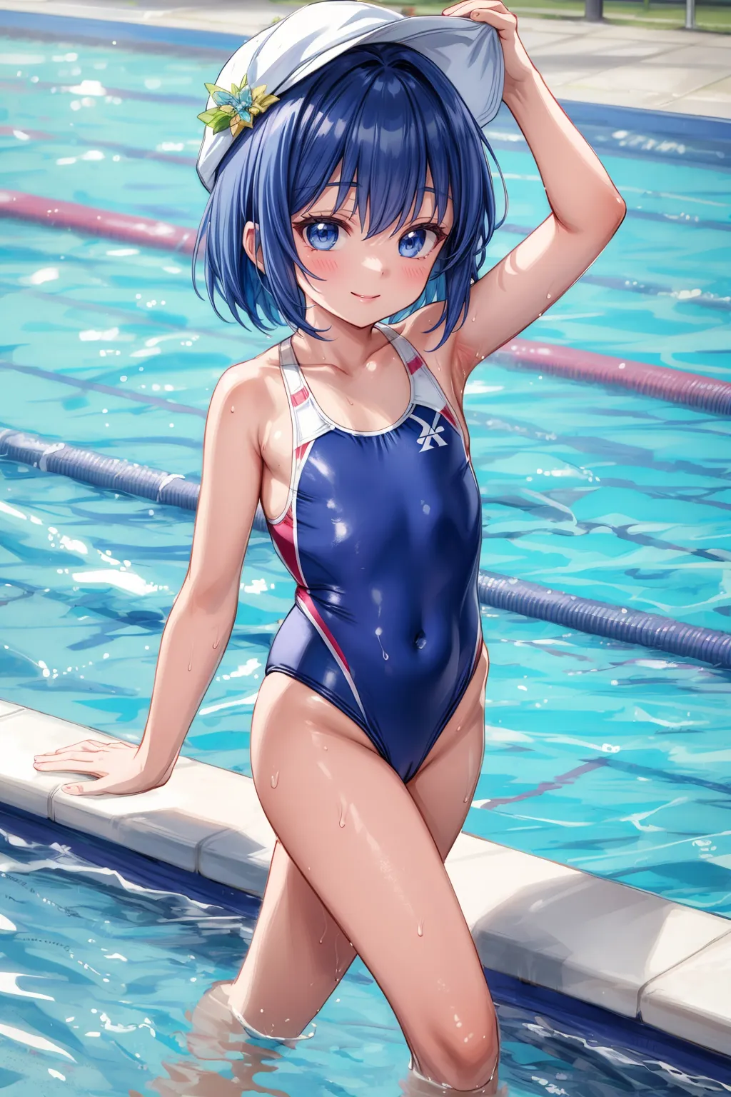 【「貧乳」AIエロ画像（イラスト・アニメ・二次元風）8390枚まとめ！(89ページ目)のエロ画像12枚目