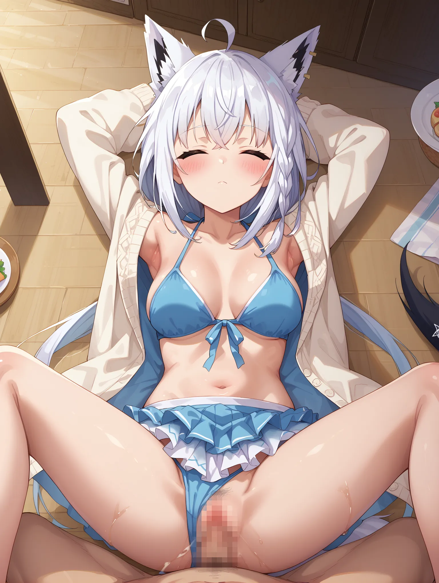 【「下着（ブラジャー・パンティ）」AIエロ画像（イラスト・アニメ・二次元風）15996枚まとめ！(166ページ目)のエロ画像17枚目