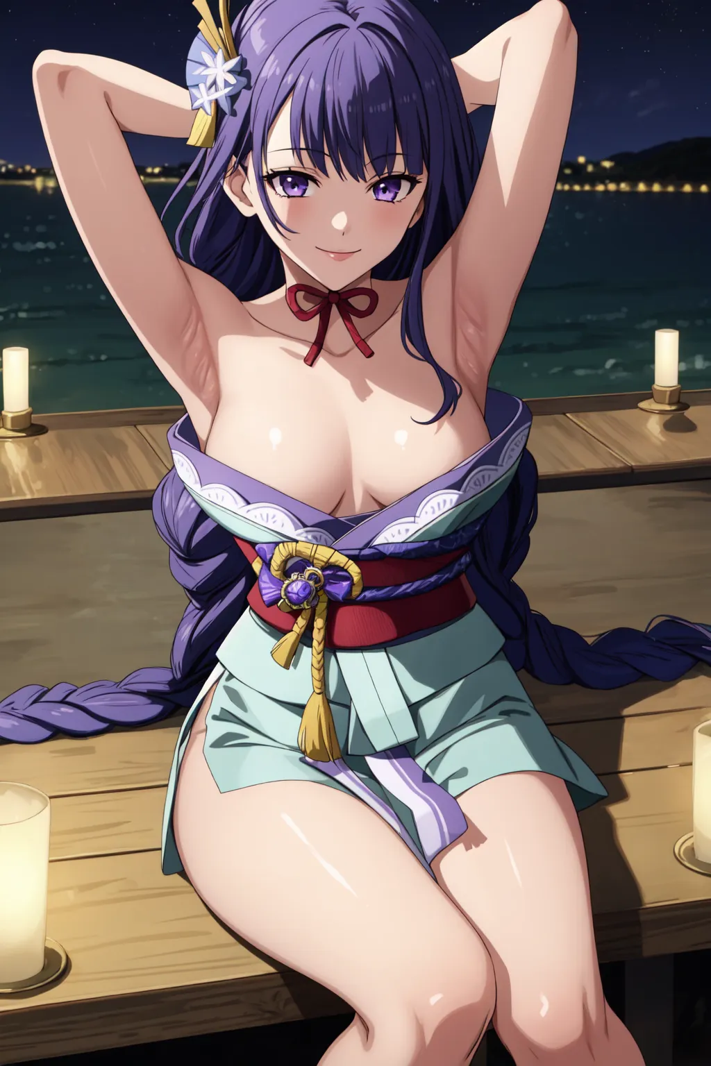 【「腋・脇」AIエロ画像（イラスト・アニメ・二次元風）4705枚まとめ！(50ページ目)のエロ画像15枚目