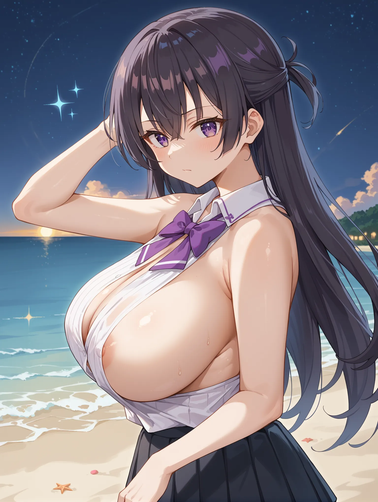 【「爆乳・超乳」AIエロ画像（イラスト・アニメ・二次元風）5621枚まとめ！(58ページ目)のエロ画像10枚目