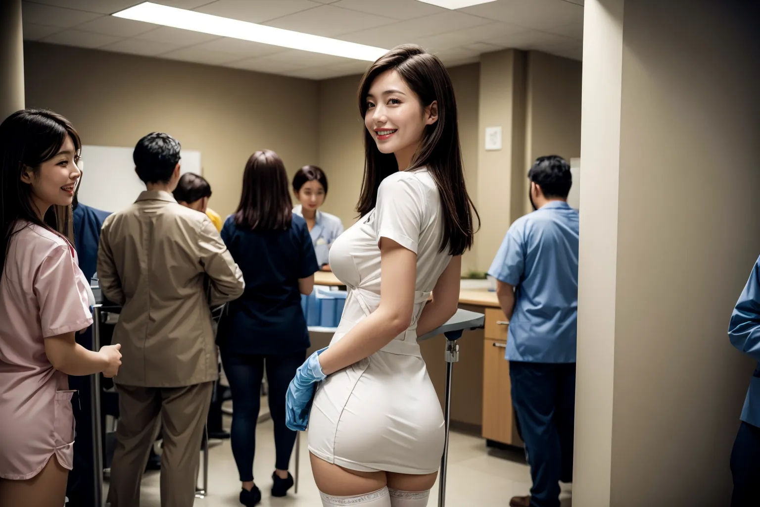 【「ナース・看護婦」AIエロ画像（リアル・実写・フォト風）689枚まとめ！(8ページ目)のエロ画像11枚目