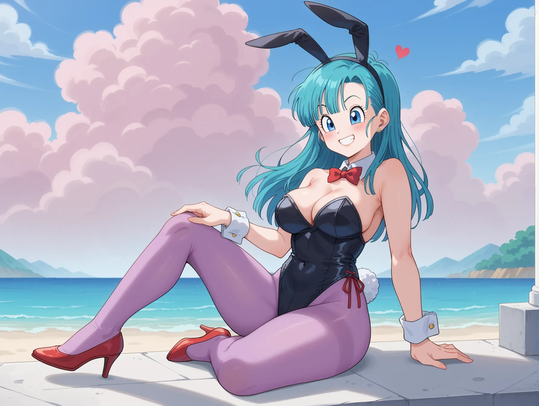 【「巨乳×バニーガール」AIエロ画像（イラスト・アニメ・二次元風）298枚まとめ！(3ページ目)のエロ画像25枚目