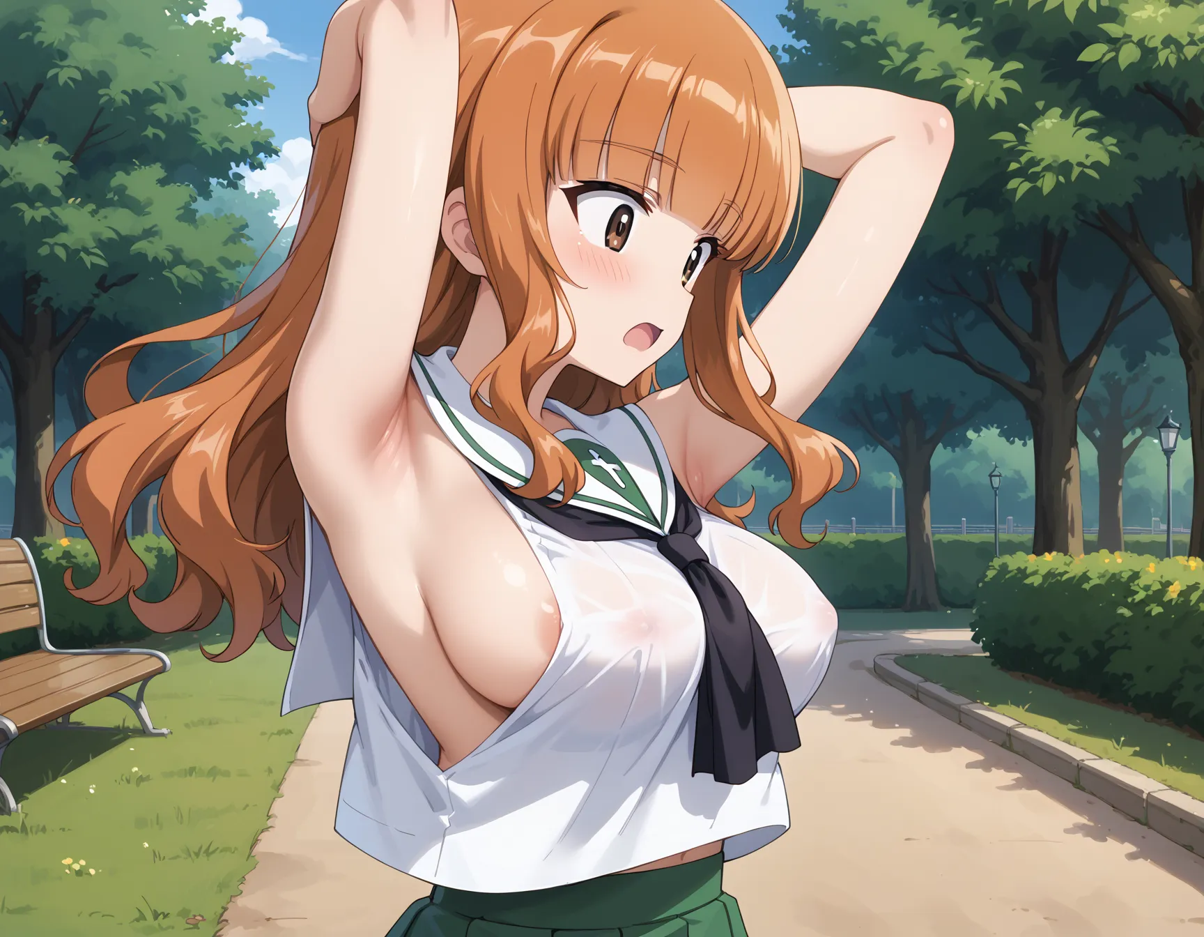 【「下着（ブラジャー・パンティ）」AIエロ画像（イラスト・アニメ・二次元風）15996枚まとめ！(161ページ目)のエロ画像23枚目