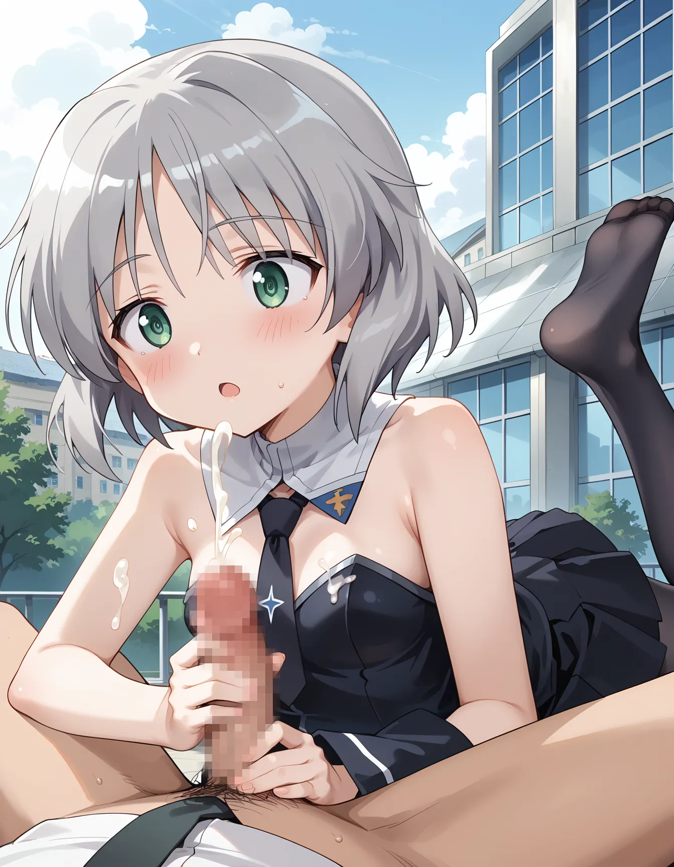 【「パンスト」AIエロ画像（イラスト・アニメ・二次元風）1436枚まとめ！(16ページ目)のエロ画像7枚目