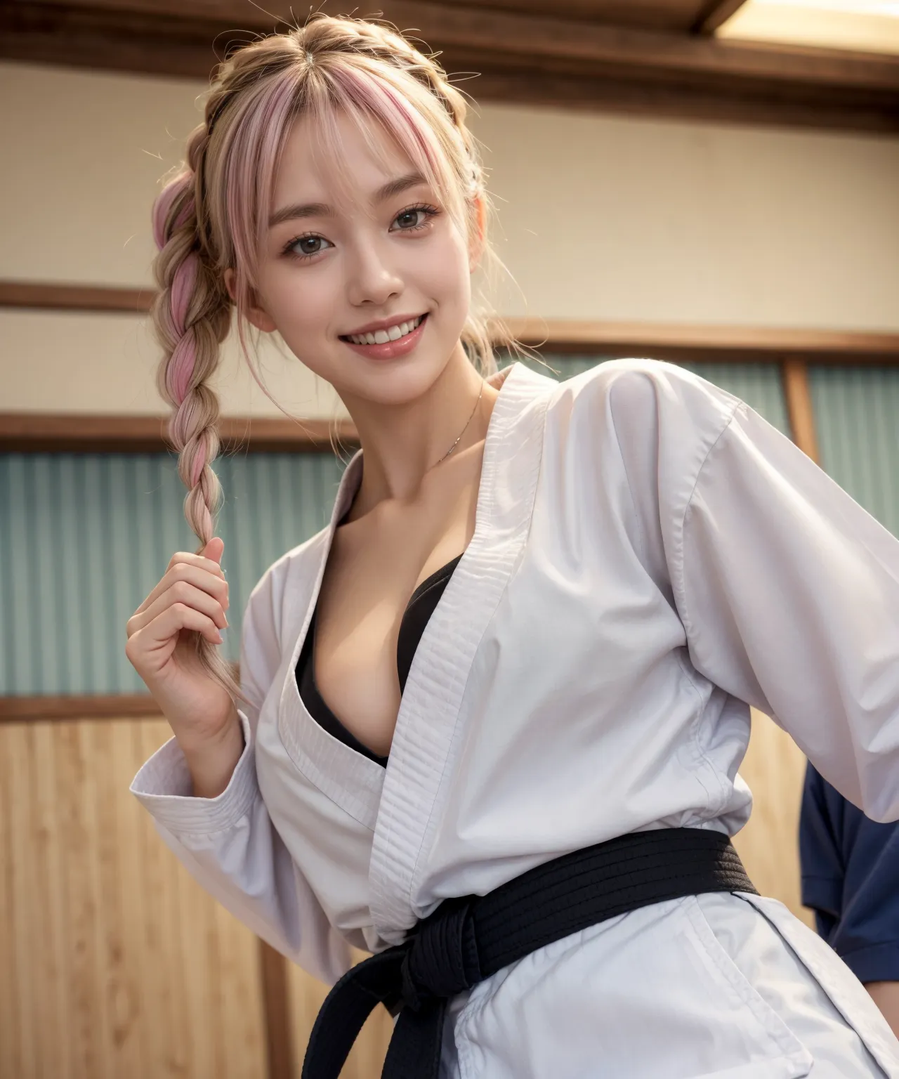 【「道着（空手・柔道）」AIエロ画像（リアル・実写・フォト風）515枚まとめ！(6ページ目)のエロ画像15枚目