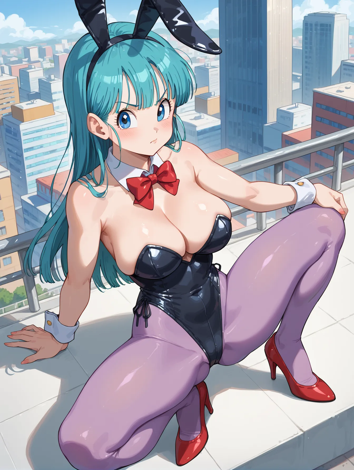 【「巨乳×バニーガール」AIエロ画像（イラスト・アニメ・二次元風）298枚まとめ！(3ページ目)のエロ画像23枚目