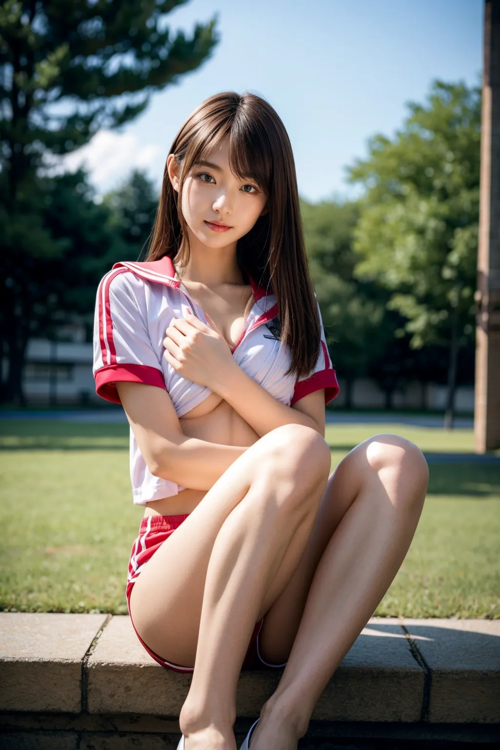 【「貧乳」AIエロ画像（リアル・実写・フォト風）21896枚まとめ！(221ページ目)のエロ画像3枚目