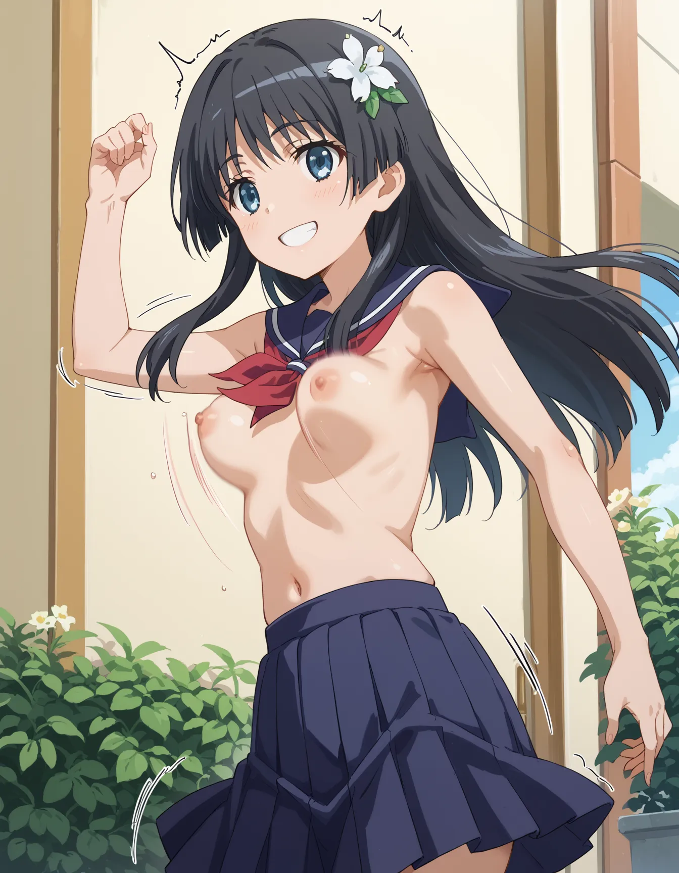 【「学制服」AIエロ画像（イラスト・アニメ・二次元風）4855枚まとめ！(48ページ目)のエロ画像8枚目