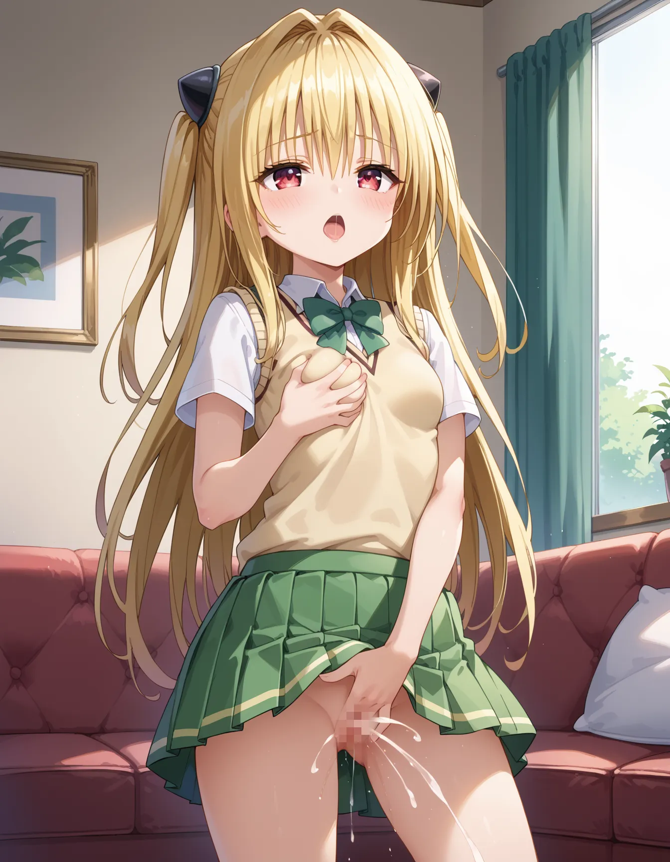 【「おまんこ×学制服」AIエロ画像（イラスト・アニメ・二次元風）845枚まとめ！(9ページ目)のエロ画像3枚目