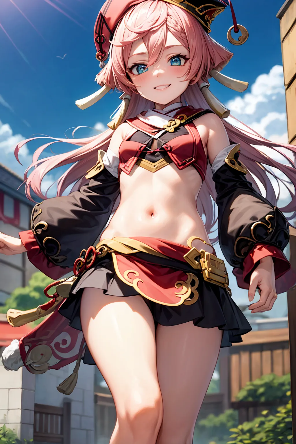 【「貧乳」AIエロ画像（イラスト・アニメ・二次元風）8390枚まとめ！(85ページ目)のエロ画像26枚目