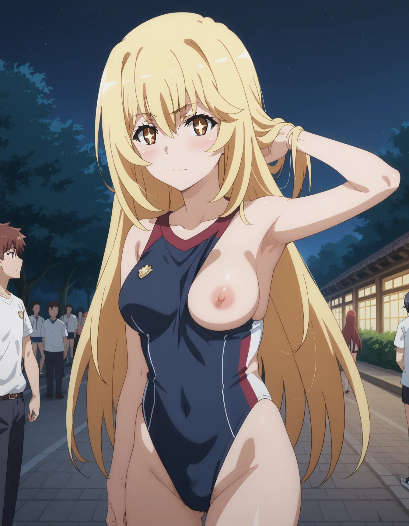 【「腋・脇」AIエロ画像（イラスト・アニメ・二次元風）4705枚まとめ！(48ページ目)のエロ画像18枚目
