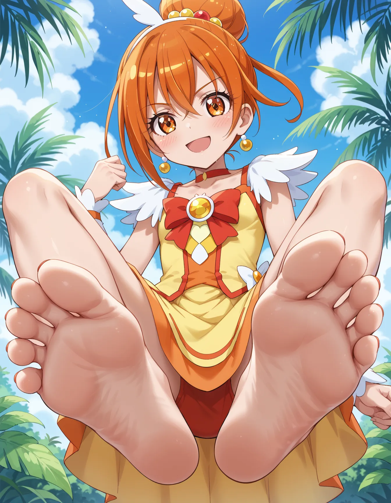 【「貧乳」AIエロ画像（イラスト・アニメ・二次元風）8390枚まとめ！(85ページ目)のエロ画像8枚目