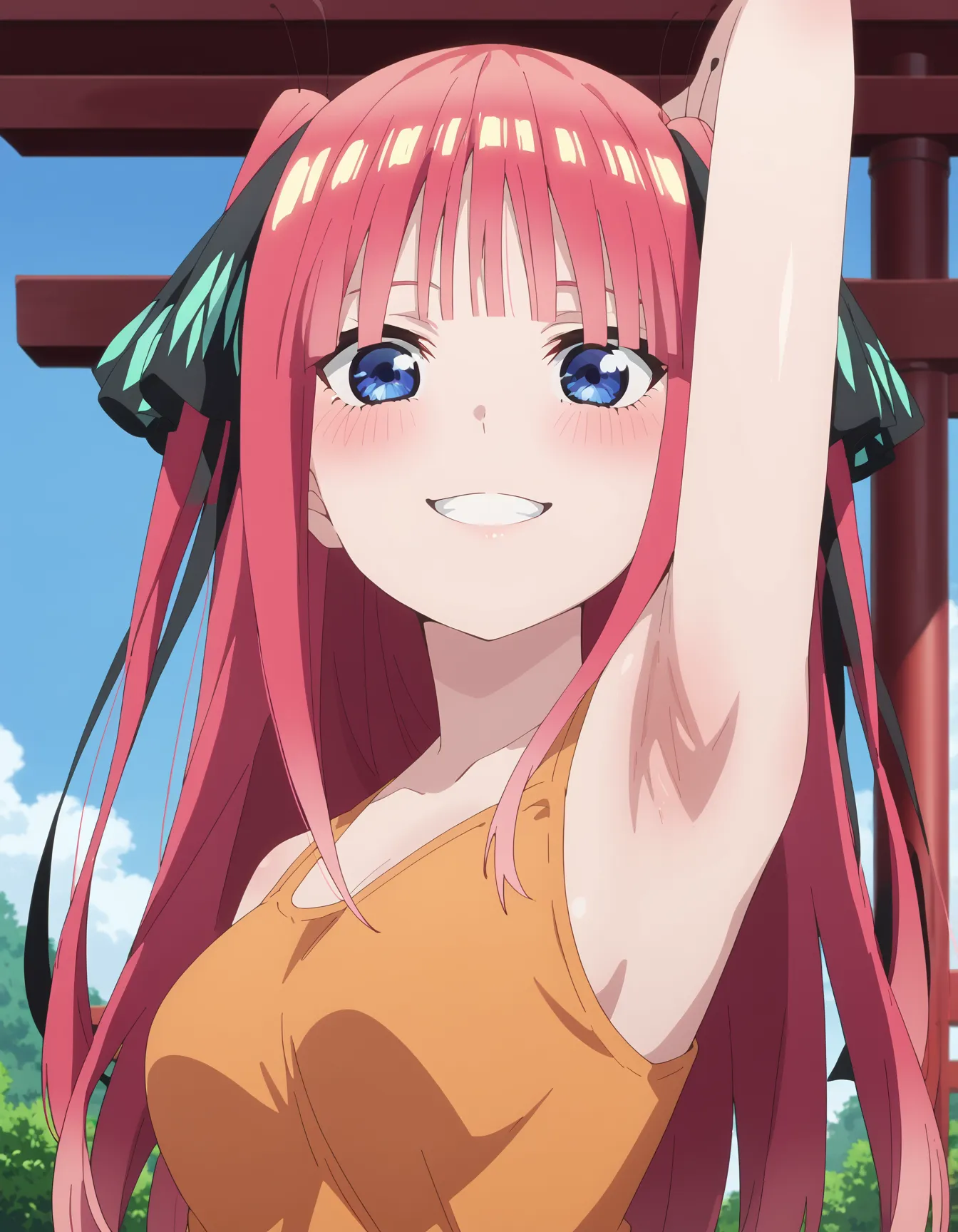 【「腋・脇」AIエロ画像（イラスト・アニメ・二次元風）4705枚まとめ！(48ページ目)のエロ画像5枚目
