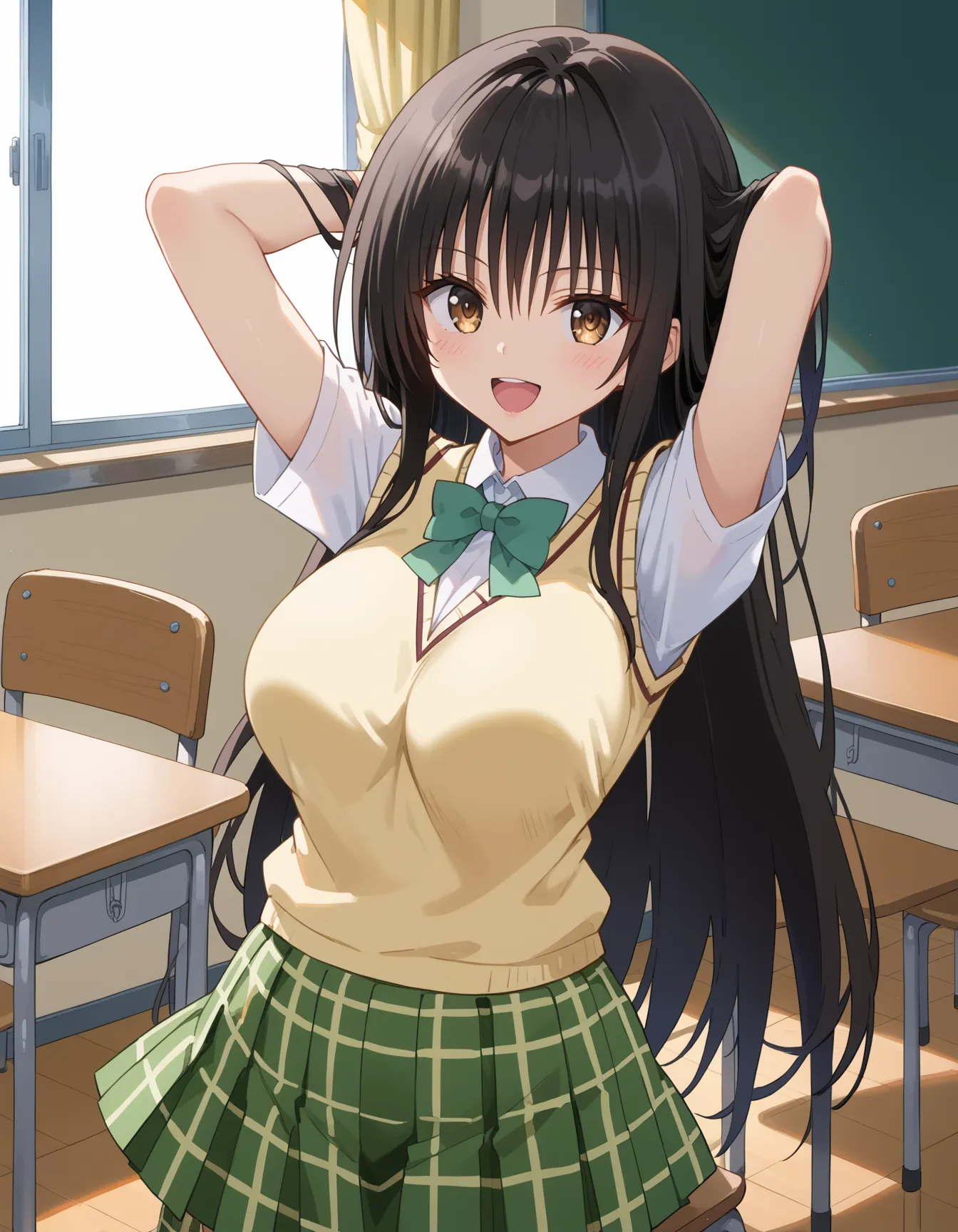 【「学制服」AIエロ画像（イラスト・アニメ・二次元風）4855枚まとめ！(47ページ目)のエロ画像9枚目